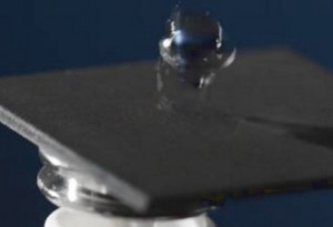 water super hydrophobic metal