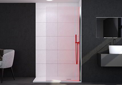 shower screens walk in  miami leds